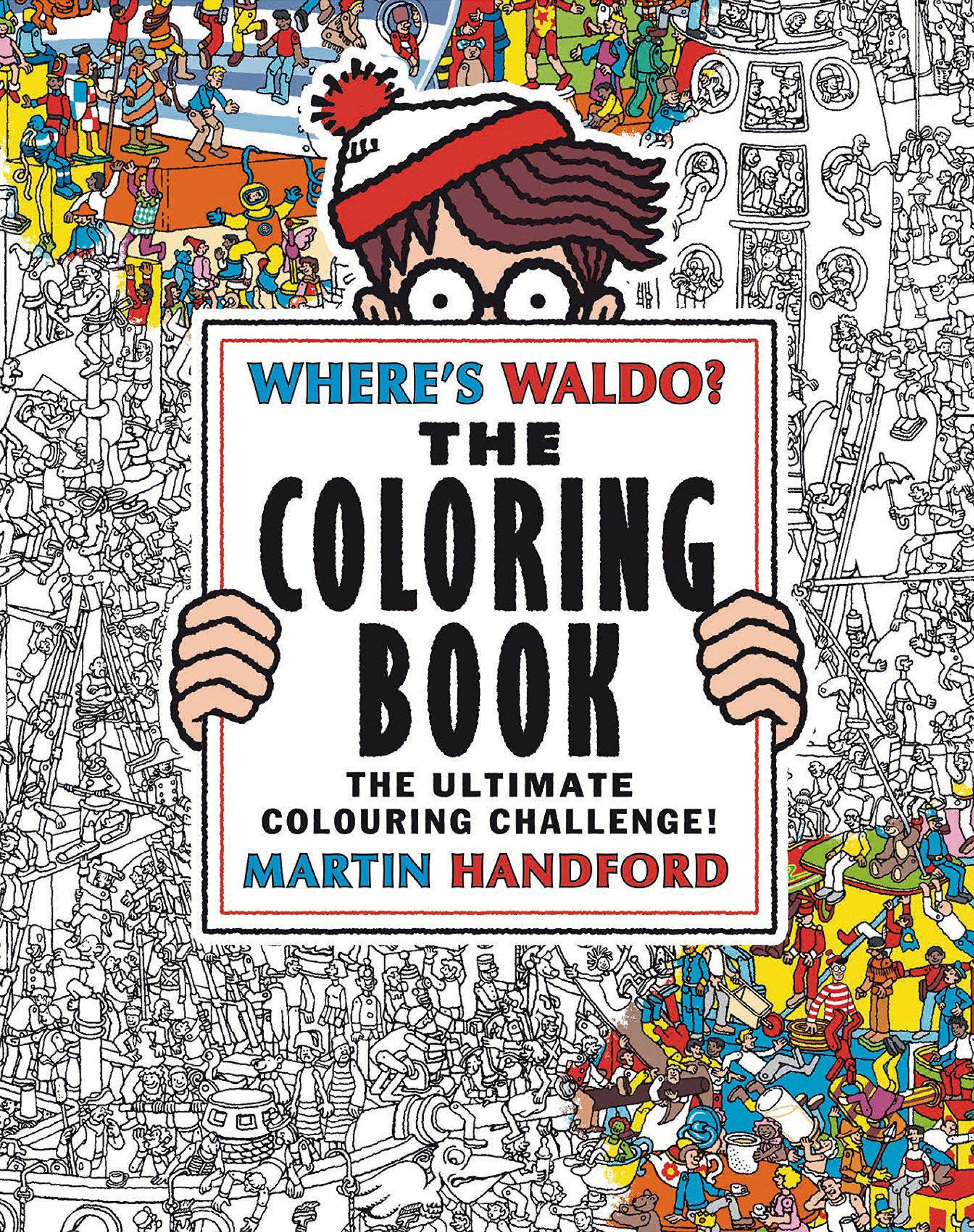 【预售】wheres waldo? the coloring book