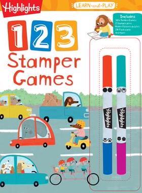 [预订]Highlights Learn-And-Play 123 Stamper Games 9781644728314