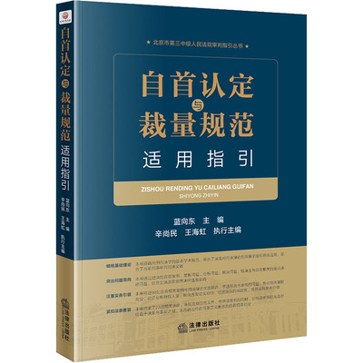 自首认定与裁量规范适用指引  9787519766788