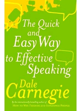预订 Quick And Easy Way To Effective Speaking: 9780749305772
