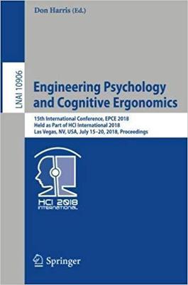 【预售】Engineering Psychology and Cognitive Ergonomics