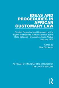 and Procedures Law 预订 9781138596573 Customary Ideas African
