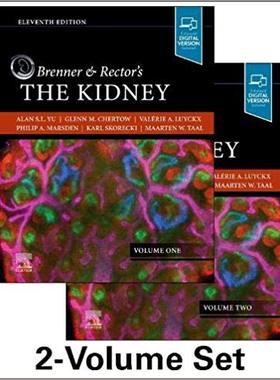 预售 Brenner and Rector’s The Kidney, 2-Volume Set 肾脏病学 两卷套 第十一版 新版