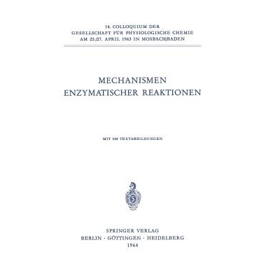 预订 Mechanismen Enzymatischer Reaktionen: 9783540031062