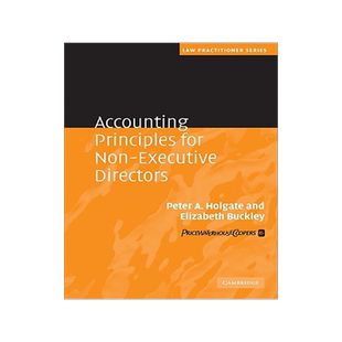 【预售】Accounting Principles for Non-Executive Directors