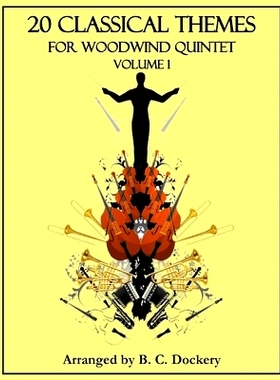 预订 20 Classical Themes for Woodwind Quintet: Volume 1: 9798862003468