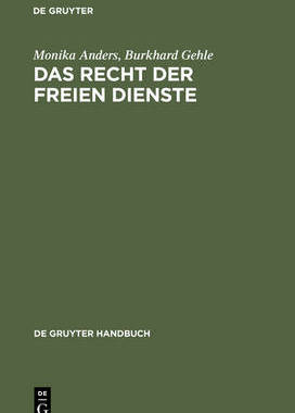 【预订】Das Recht der freien Dienste 9783110150124