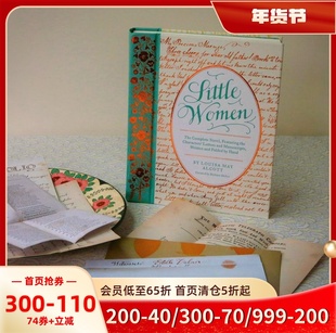 现货小妇人 豪华收藏版 含19封手写信 英文原版 罗南 甜茶 电影原著 Little Women: The Complete Novel (Handwritten Classics)