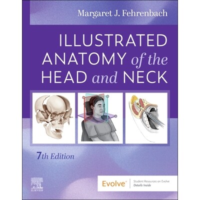 预订 Illustrated Anatomy of the Head and Neck 头颈部解剖图解 9780443124426