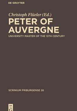 [预订]Peter of Auvergne 9783110228489