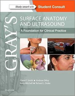预售 Gray’s Surface Anatomy and Ultrasound 表面解剖与超声：临床实践基础