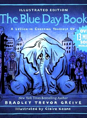 预订 The Blue Day Book Illustrated Edition: A Lesson in Cheering Yourself Up: 9781449490294