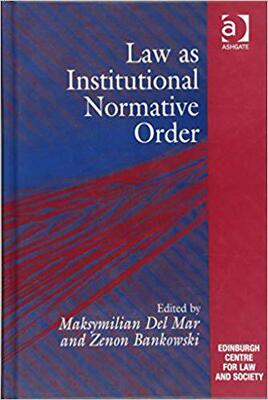 【预售】Law as Institutional Normative Order