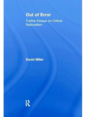 预订 Out of Error: Further Essays on Critical Rationalism: 9781138251786