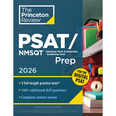 预订 大学考试备考 普林斯顿评论 PSAT/NMSQT 准备,2026 年:3个模拟测试 + 复习 + 数字 PSAT 在线工具 学习考试辅导 PSAT/NMSQT