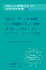 【预订】Ergodic Theory and Topological Dynamics of Group Actions on Homogeneous Spaces
