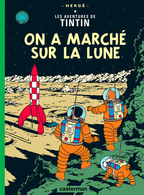 现货 法语原版 丁丁历险记 月球探险 精装大开本 收藏纪念版 Les Aventures de Tintin：On A Marche sur la Lune 比利时经典漫画