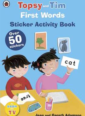 【预订】First Words: A Ladybird Topsy and Tim sticker book