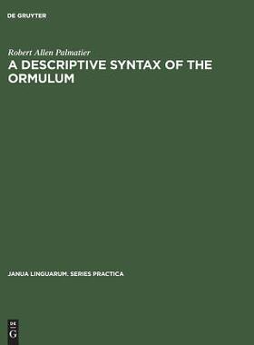 [预订]A descriptive syntax of the Ormulum 9783111001098