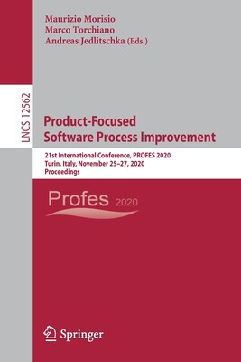 【预订】Product-Focused Software Process Improvement
