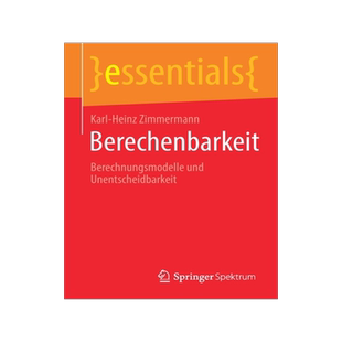 预订 Berechenbarkeit: Berechnungsmodelle Und Unentscheidbarkeit