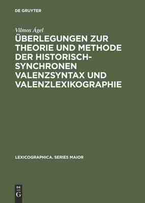 【预订】Überlegungen zur Theorie und Methode der historisch-synchronen Vale 9783484309258