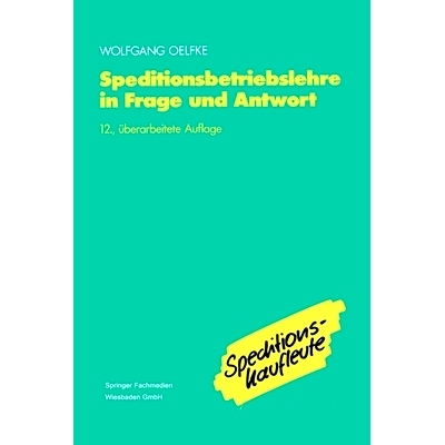 预订 Speditionsbetriebslehre in Frage und Antwort: 9783409970471