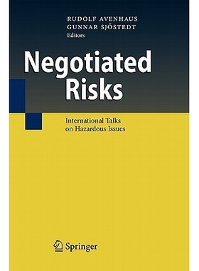 预订 Negotiated Risks: International Talks on Hazardous Issues: 9783642100956