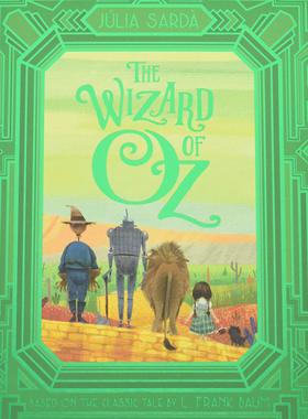 预订 英文原版 Julia Sarda插画 绿野仙踪 精装纪念版 The Wizard of Oz 绘本小说 Júlia Sardà