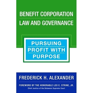 Profit Benefit Governance 预订 with 追求利润 Law 受益公司法与治理：有目 Corporation 9781523083 and Purpose Pursuing