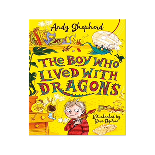 英文原版 养龙的男孩2 和龙一起生活 儿童青少课外读物 Andy Shepherd 英语阅读插图本 龙年礼物 The Boy Who Lived with Dragons