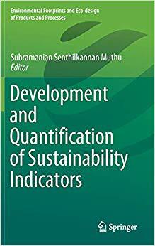 【预售】Development and Quantification of Sustainability Indicators