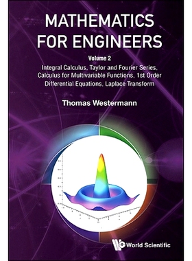 预订 Mathematics for Engineers: Volume 2: Integral Calculus, Taylor and Fourier Series, Calculus for Multivariable Funct