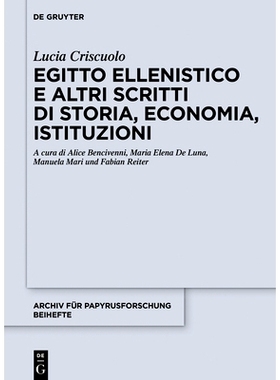 预订 Egitto ellenistico e altri scritti di storia, economia, istituzioni 希腊化埃及和其他有关历史、经济、制度的著作: 978