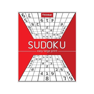 [预订]Thinker Sudoku Easy Large Print: Puzzles & Games - Easy, Over 1200+ Puzzles -: Large 8.5x11 inch 220 9781986679343