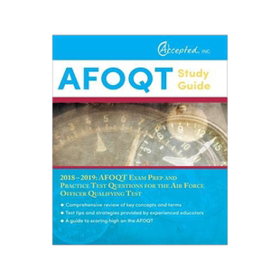 [预订]AFOQT Study Guide 2018-2019: AFOQT Exam Prep and Practice Test Questions for the Air Force Officer Q 9781635308013