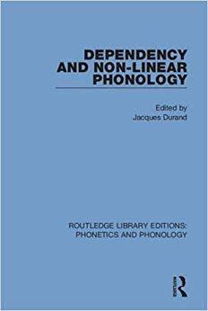 【预售】Dependency and Non-Linear Phonology