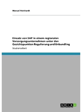预订 Einsatz von SAP in einem regionalen Versorgungsunternehmen unter den Gesichtspunkten Regulierung und Unbundling: 97