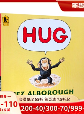 现货 英文原版 HUG 抱抱 妈妈的爱 格林威大奖作家Jez Alborough 书 儿童启蒙绘本 低幼