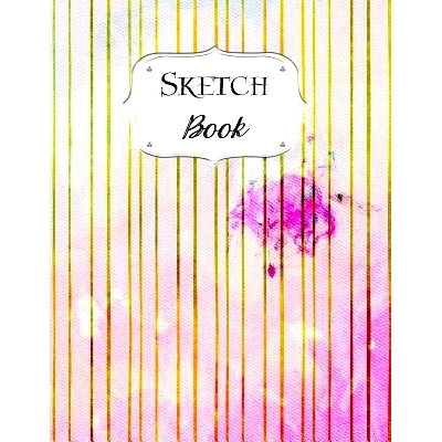 预订 Sketch Book: Watercolor Sketchbook Scetchpad for Drawing or Doodling Notebook Pad for Creative Artists #1 Pink Stri