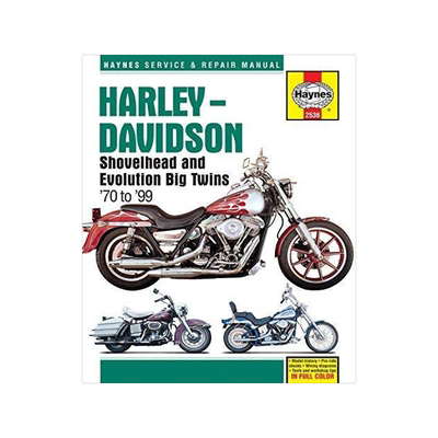 [预订]Harley-Davidson Shovelhead & Evolution Big Twins (70-99) Haynes Repair Manual 9781620921739