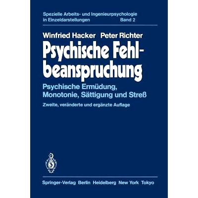 Psychische Ermüdung, Monotonie, Sättig
