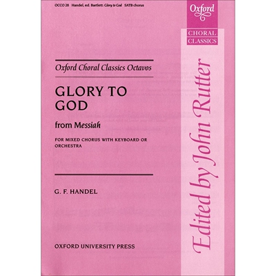 预订 Glory to God from Messiah 讚美上帝的弥赛亚: 9780193418028
