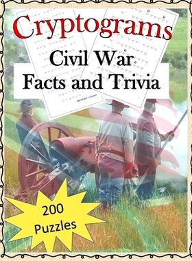 预订 Cryptograms - Civil War Facts and Trivia: 9798387684678