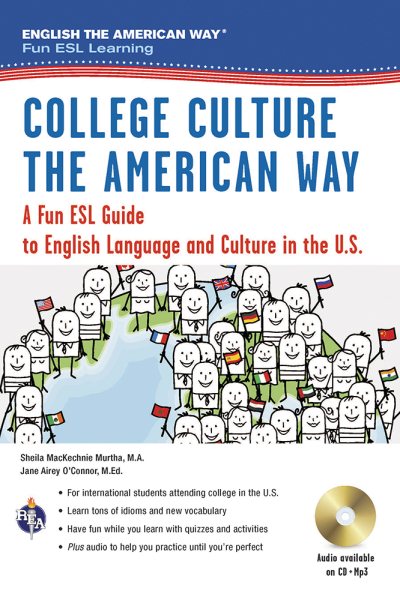 【预售】English the American Way: A Fun ESL Guide for College Students(Book+ Audio)