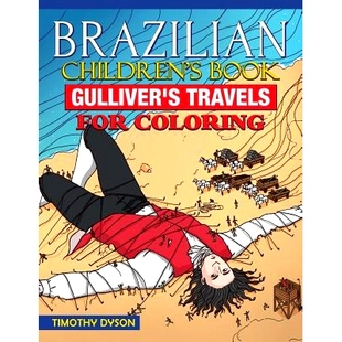 Children’s Book Coloring Brazilian 9781539470885 for Portuguese Travels 预订 Gulliver’s