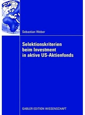 预订 Selektionskriterien beim Investment in aktive US-Aktienfonds: 9783834911841