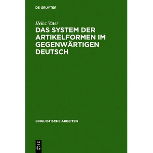 预订 Das System der Artikelformen im gegenwärtigen Deutsch: 9783484103597