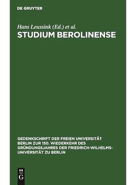 预订 Studium Berolinense: Aufsätze und Beiträge zu Problemen der Wissenschaft und zur Geschichte der Friedrich-Wilhelm