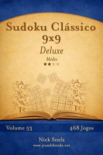 Jogos 预订 Sudoku Deluxe Volume Medio Classico 9781514239834 468 9x9